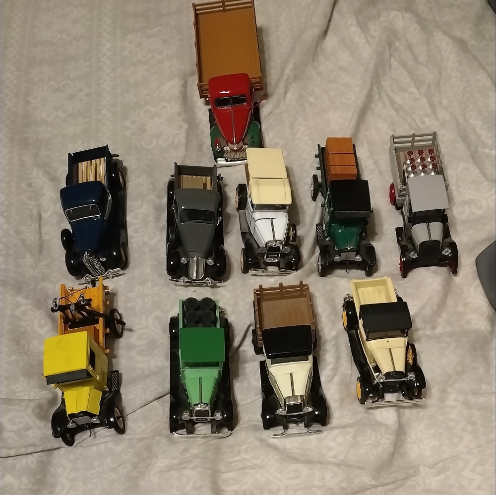 Die cast car collection